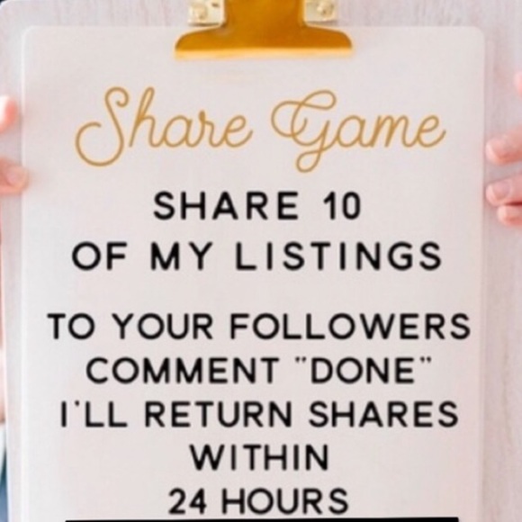 😊NEW-Share 10 of my listings😊I’ll share 10 too😊 - Picture 1 of 1